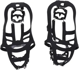 1 Pair 18 Teeth Ice Shoe Grips, Walk Traction Cleat,Ice Traction Cleat,Winter Outdoor Anti Slip Crampons for Walking, Climbing and Hiking