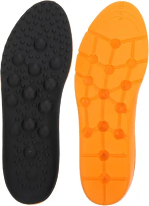 1Pair Breathable Massage Insoles for Men Women Shock Absorbing Inserts Lightweight Foot Support with Massage Particles for Daily Activities and Sports