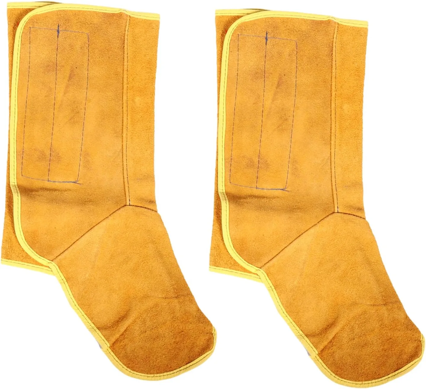 1Pair Cowhide Welding Protective Foot Covers Leather Shoe Protectors for Welders Heat Easy to Wear Tear Resistant Design
