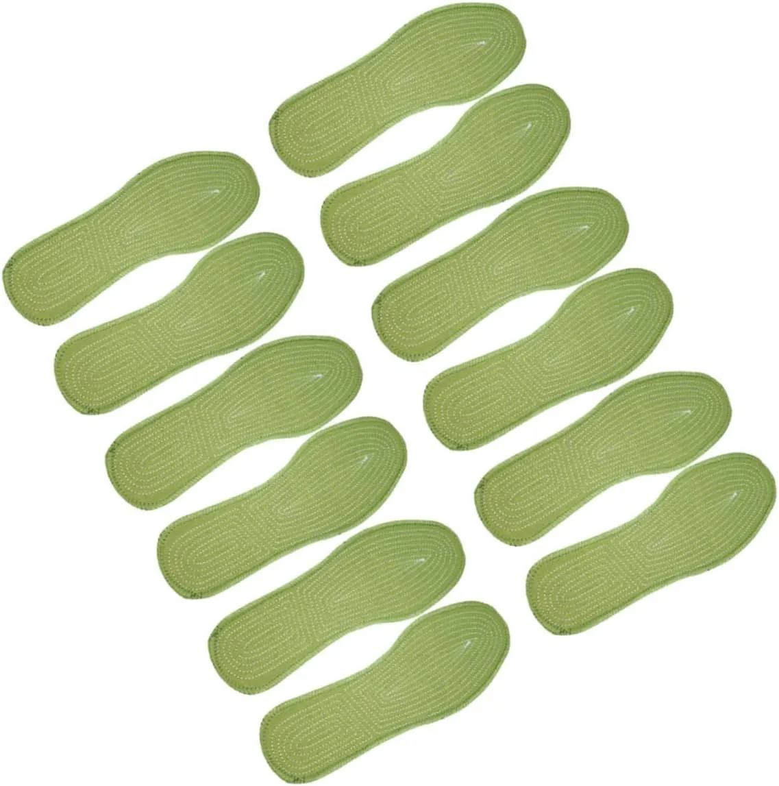 20 Pairs Breathable Insoles Comfortable Cotton Shoe Pads for Men Women Absorption Insole for Outdoor Training