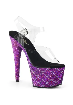 7" Heel, 2 3/4" PF Ankle Strap Sandal