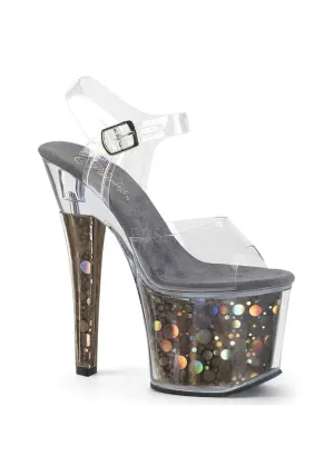 7" Heel, 3 1/4" PF Ankle Strap Sandal
