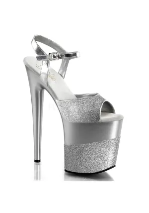 8" Heel, 4" PF Ankle Strap Sandal