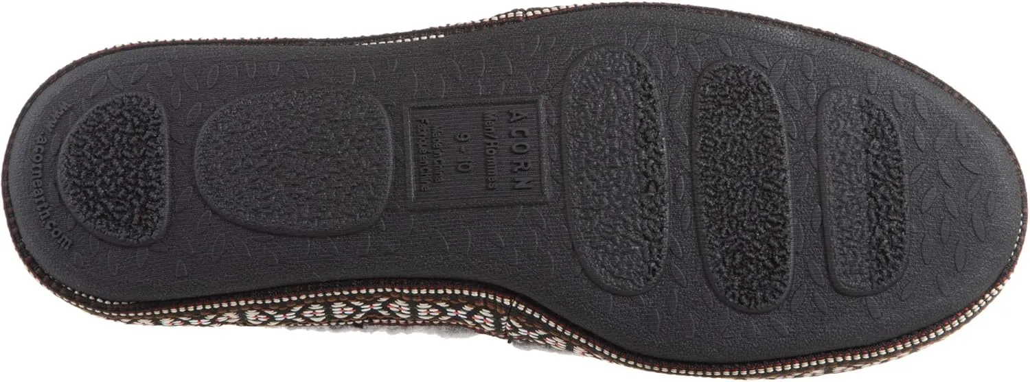 Acorn Women's Woven Trim Moc Slipper