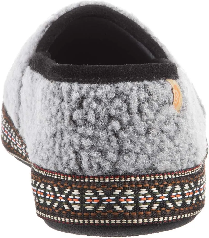Acorn Women's Woven Trim Moc Slipper