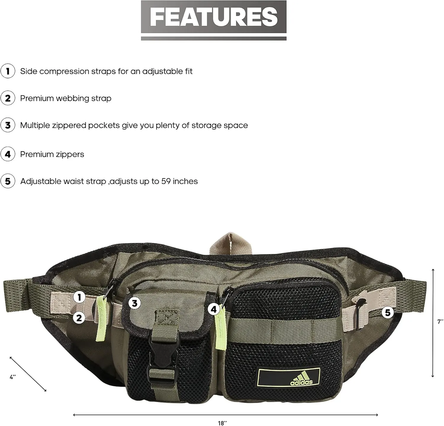 adidas Amplifier 2 Crossbody Bag