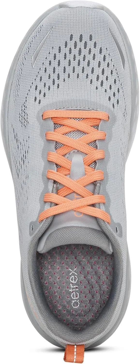 Aetrex Women's Danika Orthopedic Arch Support Sneakers - Breathable Extra Padded Heel Comfort