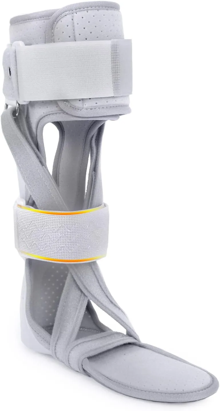 AFO Foot Drop Brace Ankle Foot Orthosis Medical Afo Walking with Shoes for Stroke Hemiplegia (Large-Right)