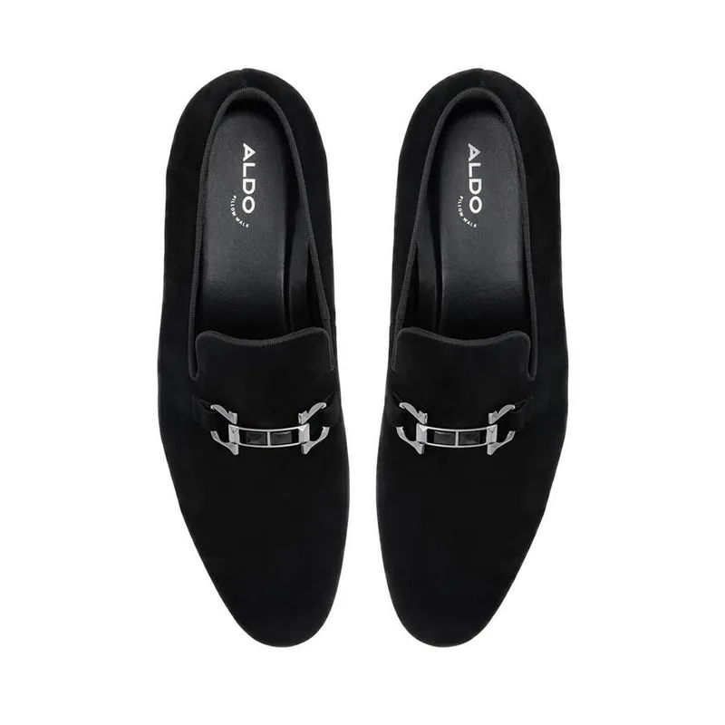 ALDO Bowtye Men Loafer Dress Shoe - Black