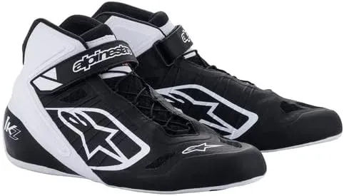 Alpinestars TECH-1 KZ SHOES - BLACK/WHITE - 10