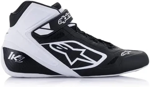 Alpinestars TECH-1 KZ SHOES - BLACK/WHITE - 10