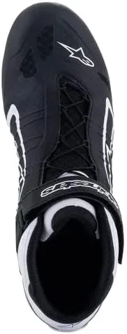 Alpinestars TECH-1 KZ SHOES - BLACK/WHITE - 10