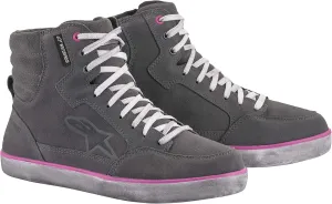 Alpinestars Women's Stella J-6 Waterproof Riding Shoes (6.5) (GREY/PINK)