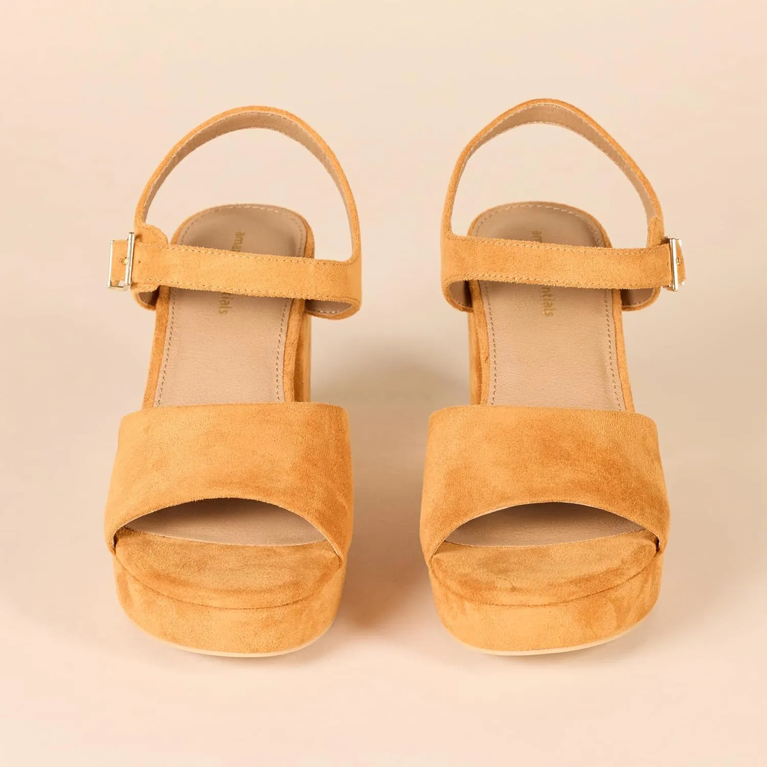 Amazon Essentials Women's Platform Heel Sandal