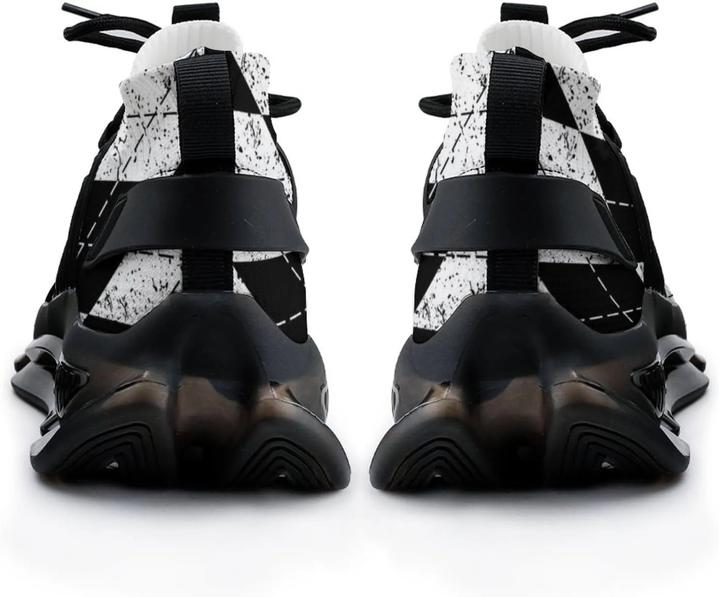 Argyle Plaid Preppy Style Lightweight Women's Sneakers Running Tennis Shoes Walking Sportswear Gym Travel for Men