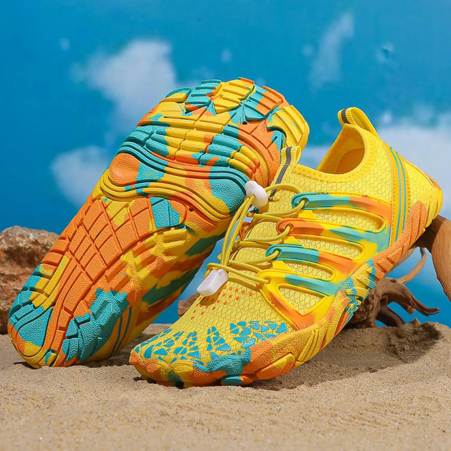 Athletic Hiking Water Shoes Unisex Quick Dry&Non-Slip Surfing Training Shoes,Wide Toe Box Beach Walking Barefoot Wear Lightweight Breathable Cycling Surfing Barefoot Outdoor Waterproof Comfort Wear