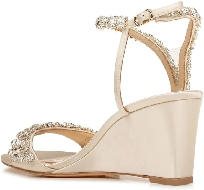 Badgley Mischka Women's Gali Wedge Sandal