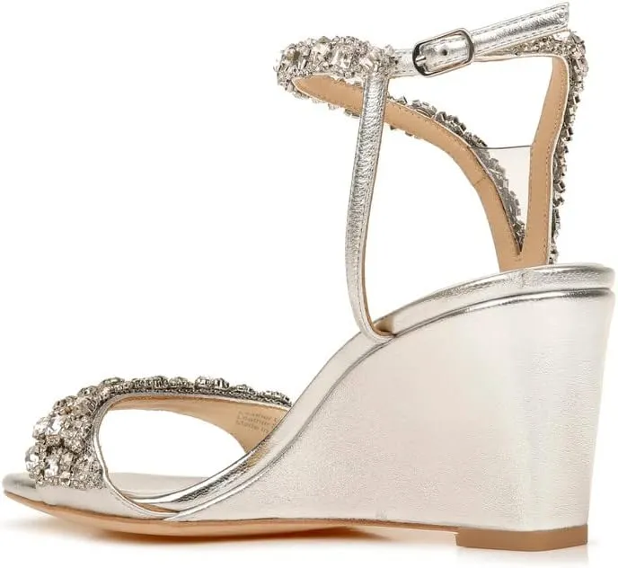 Badgley Mischka Women's Gali Wedge Sandal