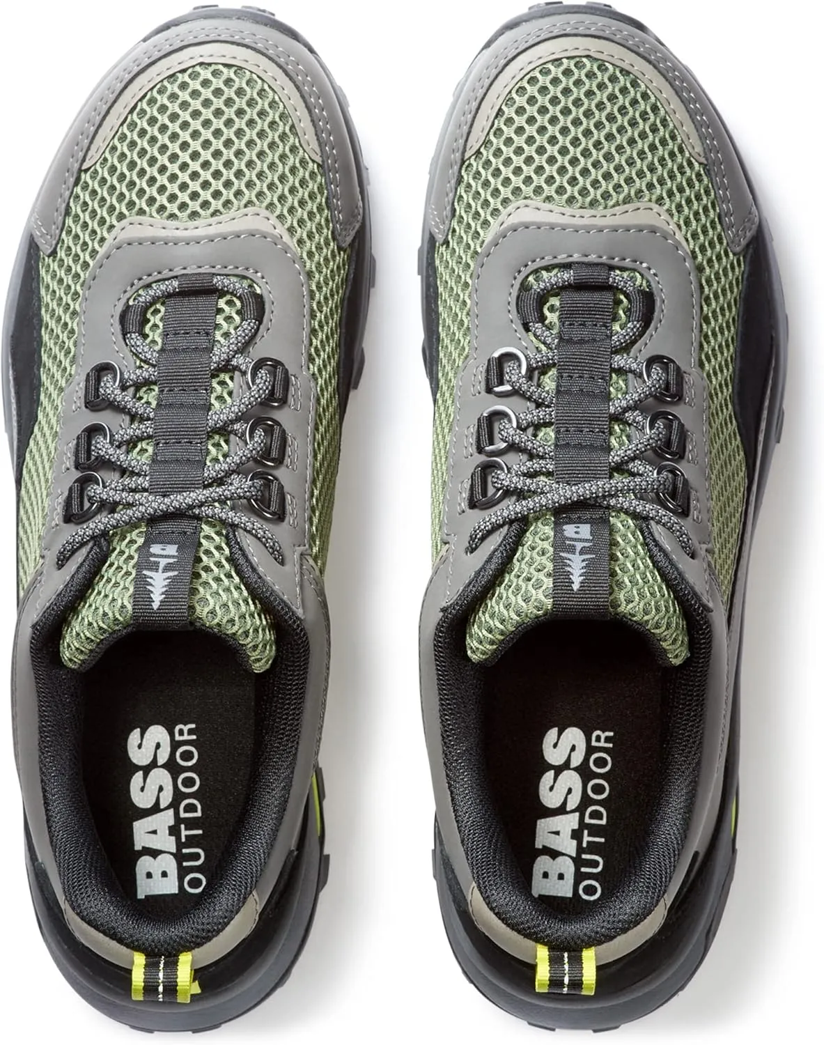 BASS OUTDOOR Men's Trek Mesh Hiker Hiking Shoe