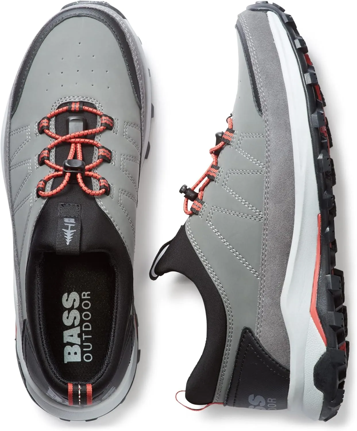 BASS OUTDOOR Men's Trek Stretch Hiker Hiking Shoe