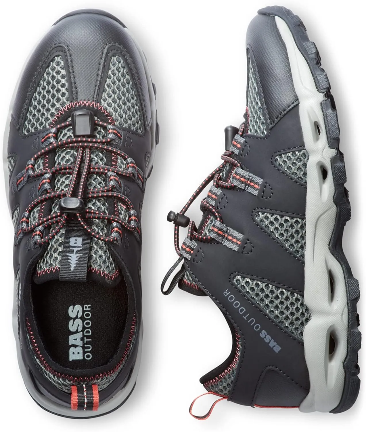 BASS OUTDOOR Women's Aqua Mesh Trail Hiking Shoe