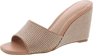 BCBGeneration Women's Glam Sliver Wedge Sandal
