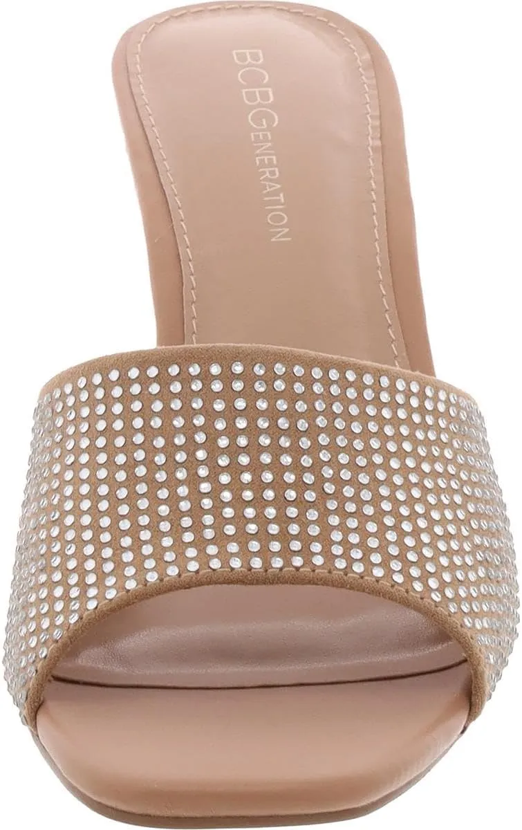 BCBGeneration Women's Glam Sliver Wedge Sandal