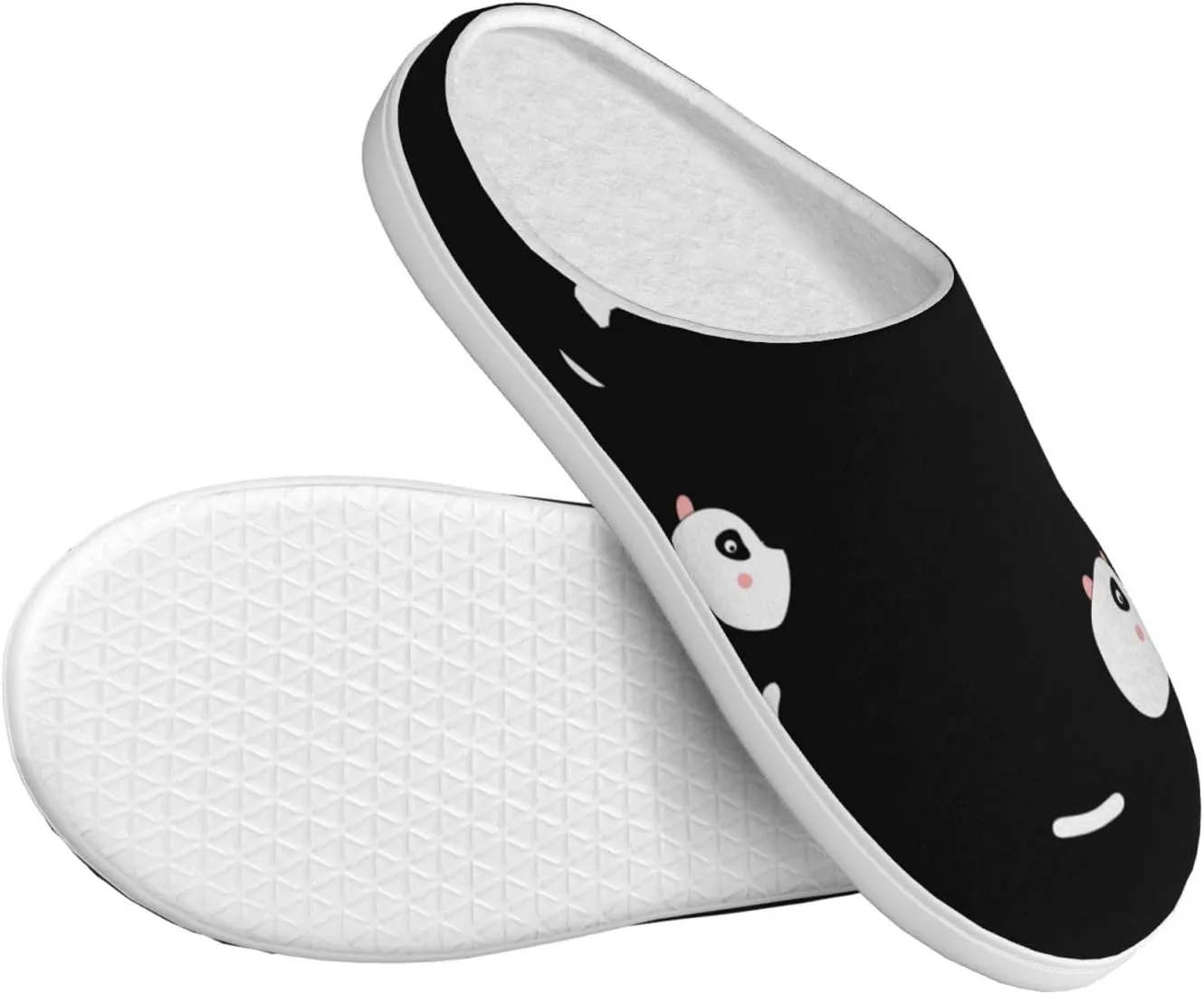 Be Calm Do Yoga Men's Women's Memory Foam Slippers Comfort Flannel Closed Toe House Shoes Indoor Scuff