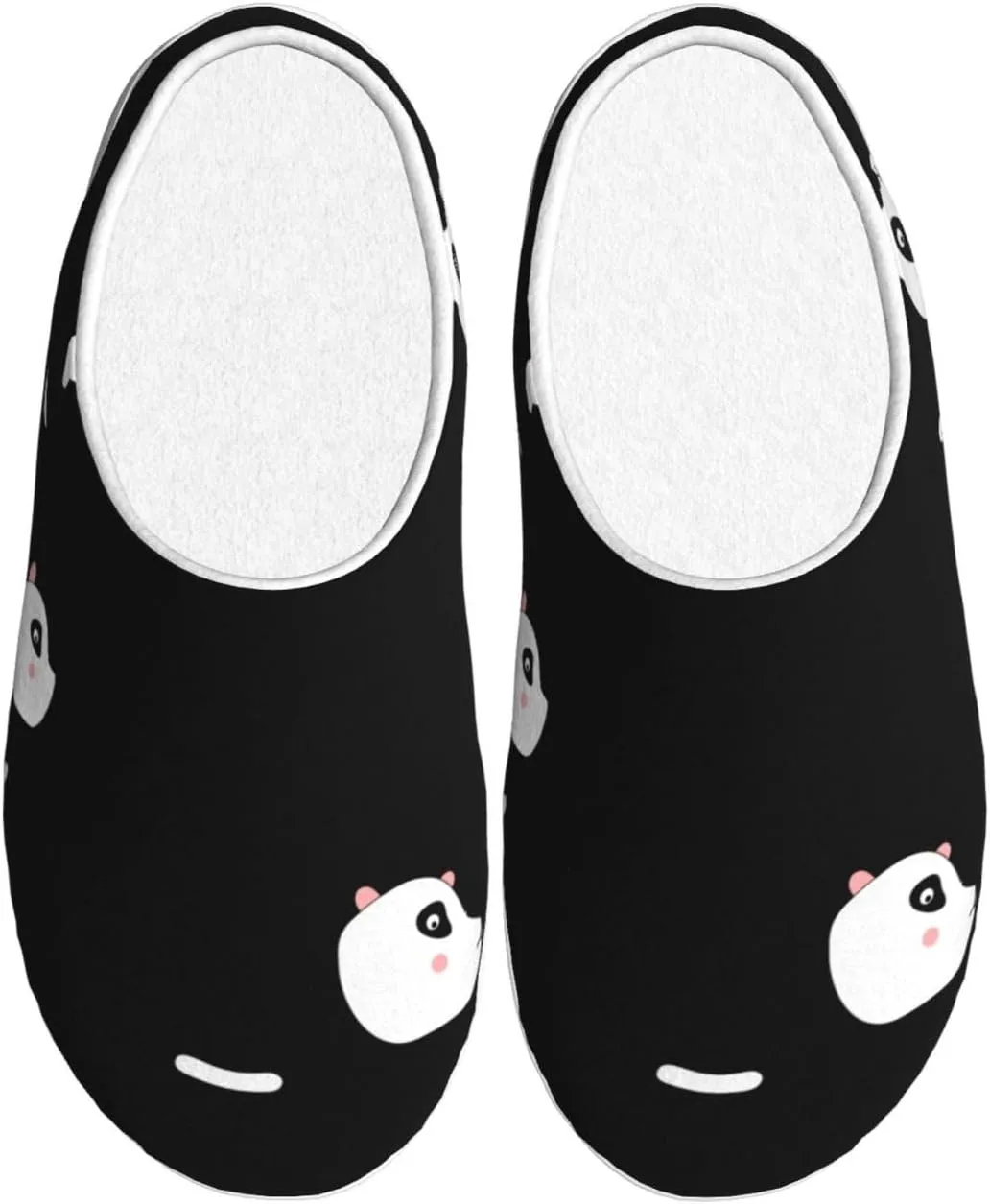 Be Calm Do Yoga Men's Women's Memory Foam Slippers Comfort Flannel Closed Toe House Shoes Indoor Scuff