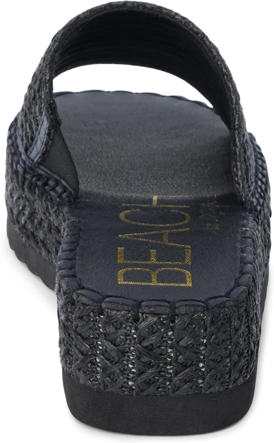 BEACH by Matisse Womens Del Mar Espadrille Platform Casual Sandals Casual Low Heel 1-2" - Black
