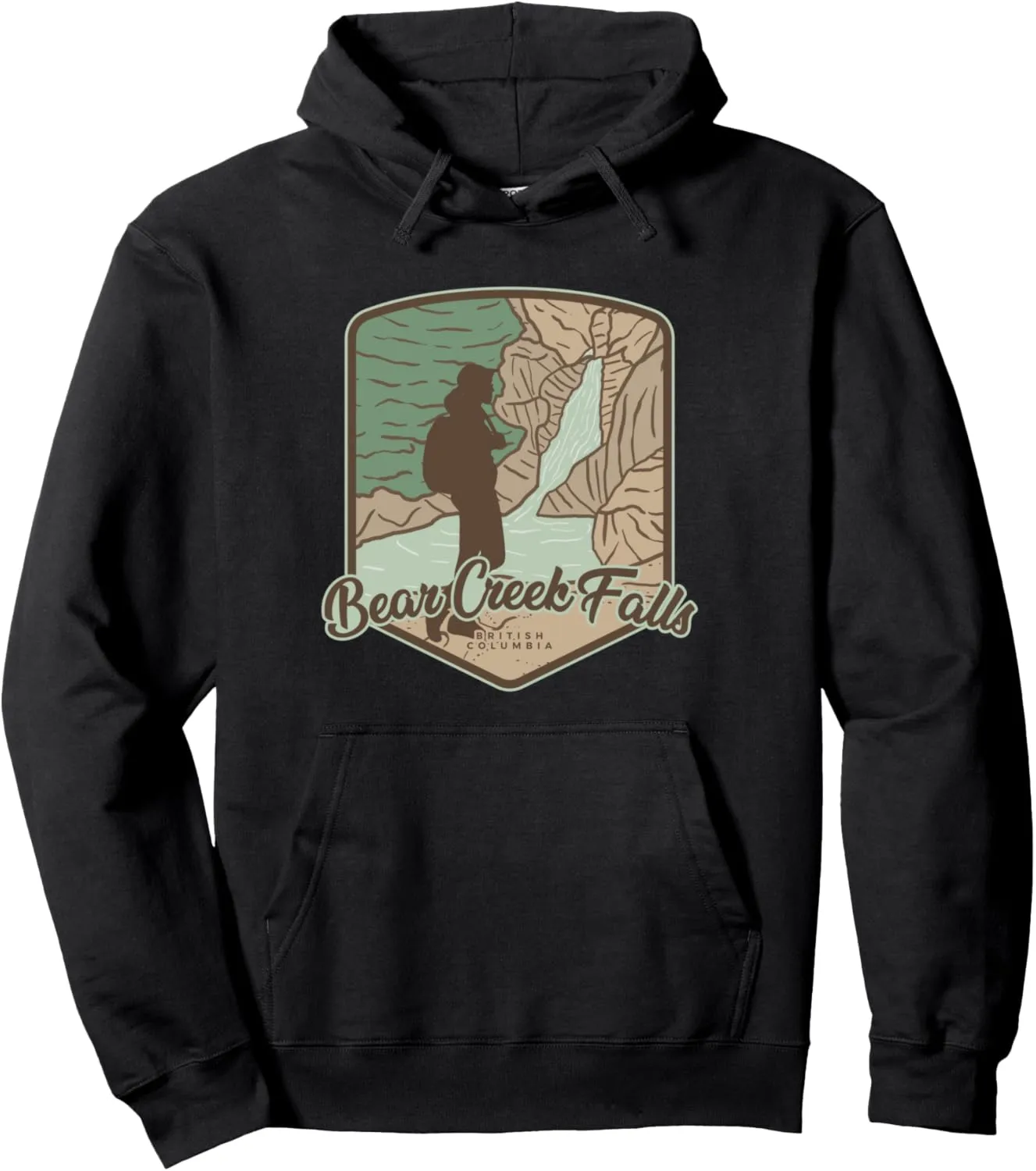 Bear Creek Falls - British Columbia hiking Pullover Hoodie
