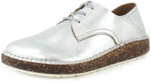Birkenstock Womens Gary Loafer, Silver Leather, Size 39 N EU (8-8.5 N US Women)