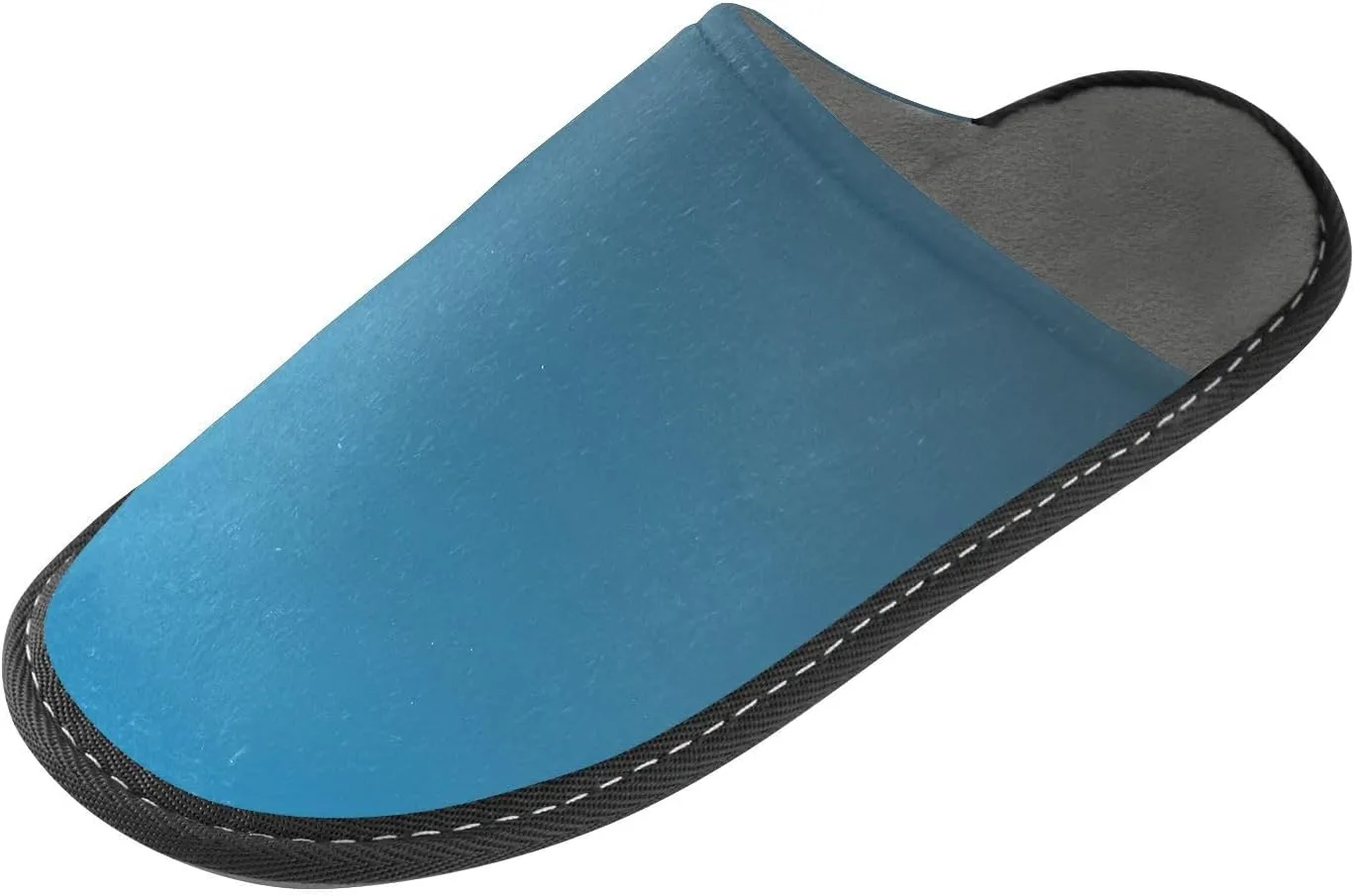 Blue Orange Gradient House Slippers for Women Men Non-Slip Slipper Socks