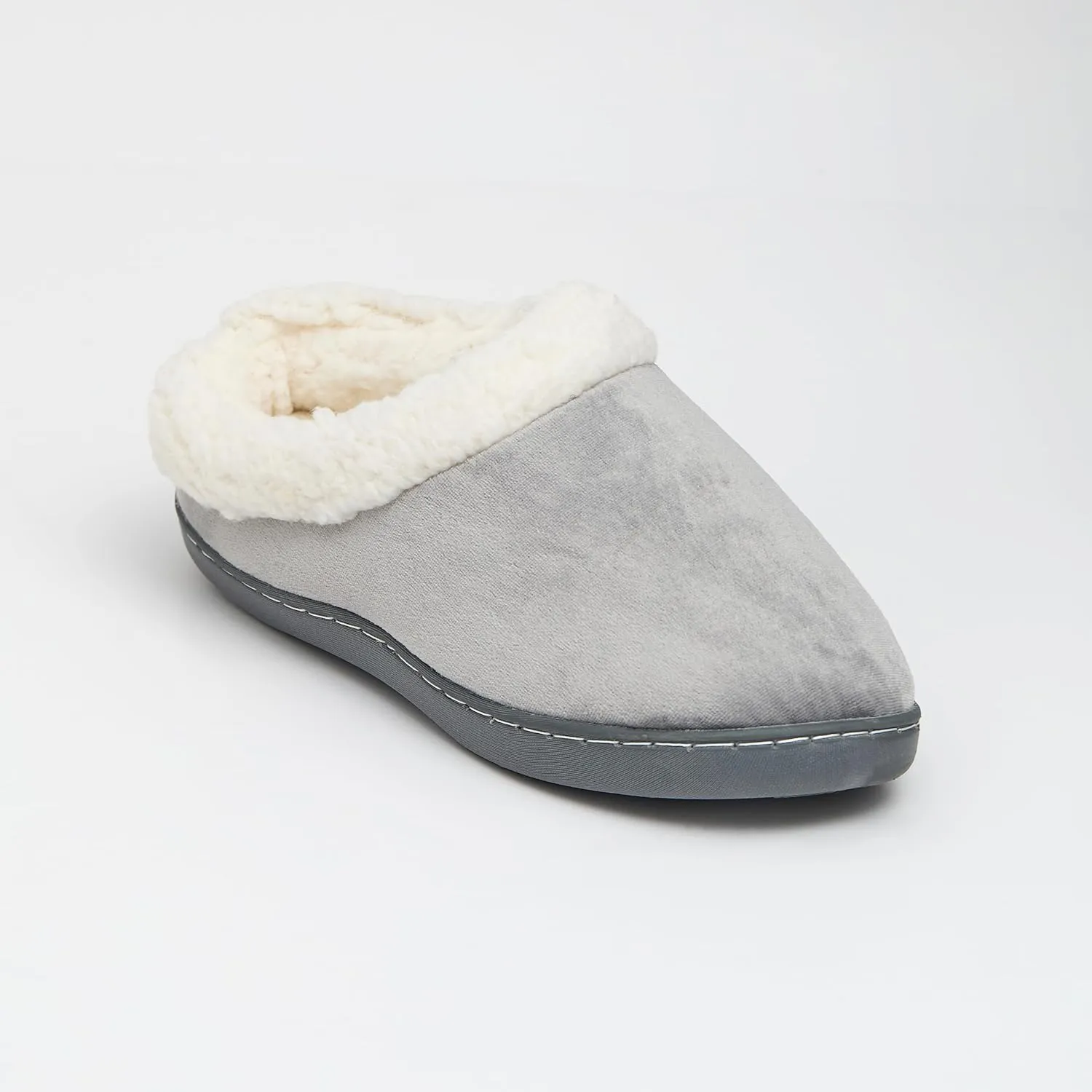 BORN Clog or Scuff Womens Slippers with Memory Foam and Non-Slip Sole, Soft and Comfy Bedroom Slippers for Women