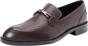 BOSS Men's Tayil bu Loafer, dark brown, 10.5 Men