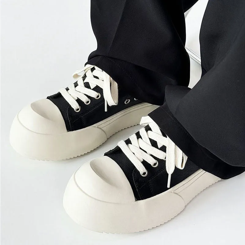 Breathable Thick-Soled Commuter Leather Shoes