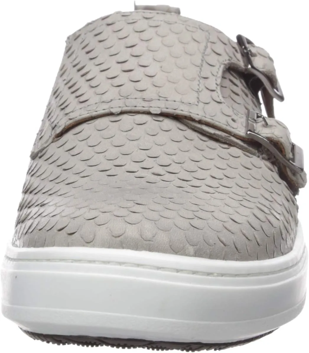 Brothers United Men's Leather Luxury Double Monk Slip on Sneaker Loafer