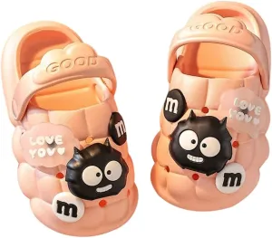 Bubble Slides for Kids Sandals Funny Cartoon Cloud Slides Non Slip Bathroom Pillow Slipper Girls Boys Summer Beach Sandals