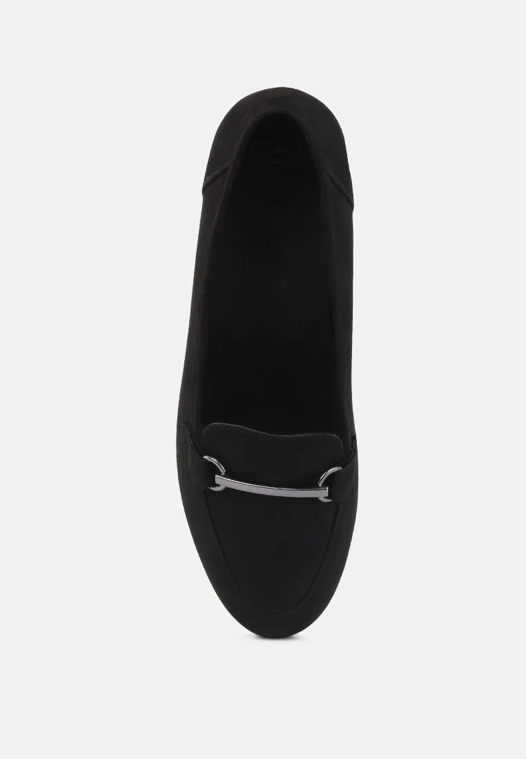 caitlin metal detail loafers