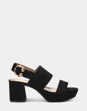 Camera Black Suede