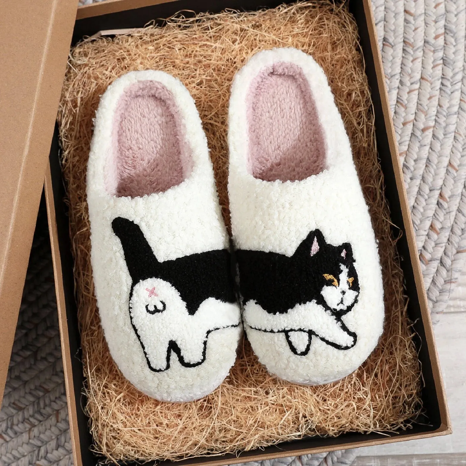 Cat Slip-on Slippers
