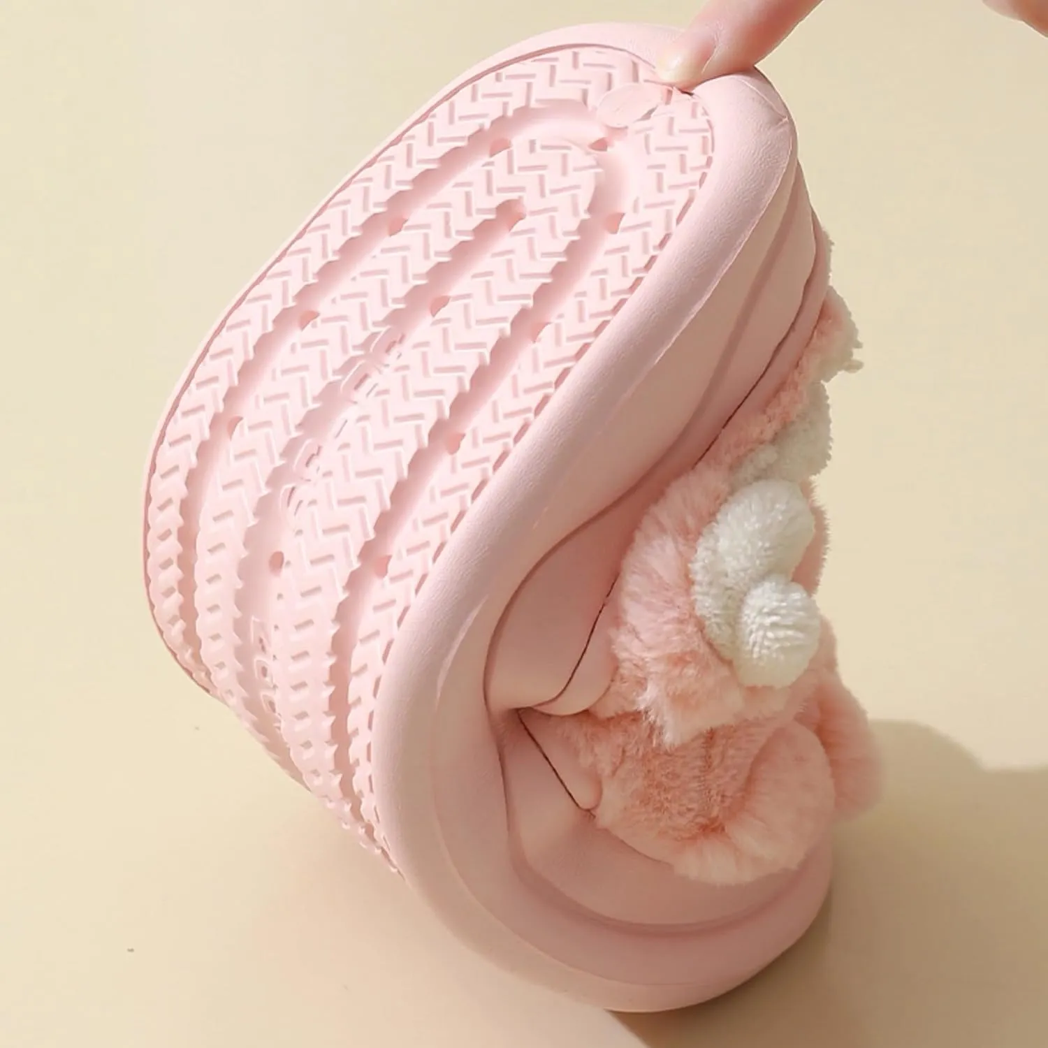 Checkered Slippers for Women Men Soft Fleece House Home Slipper Winter Warm Plush Bedroom Shoes Non-Slip Thickened Sole