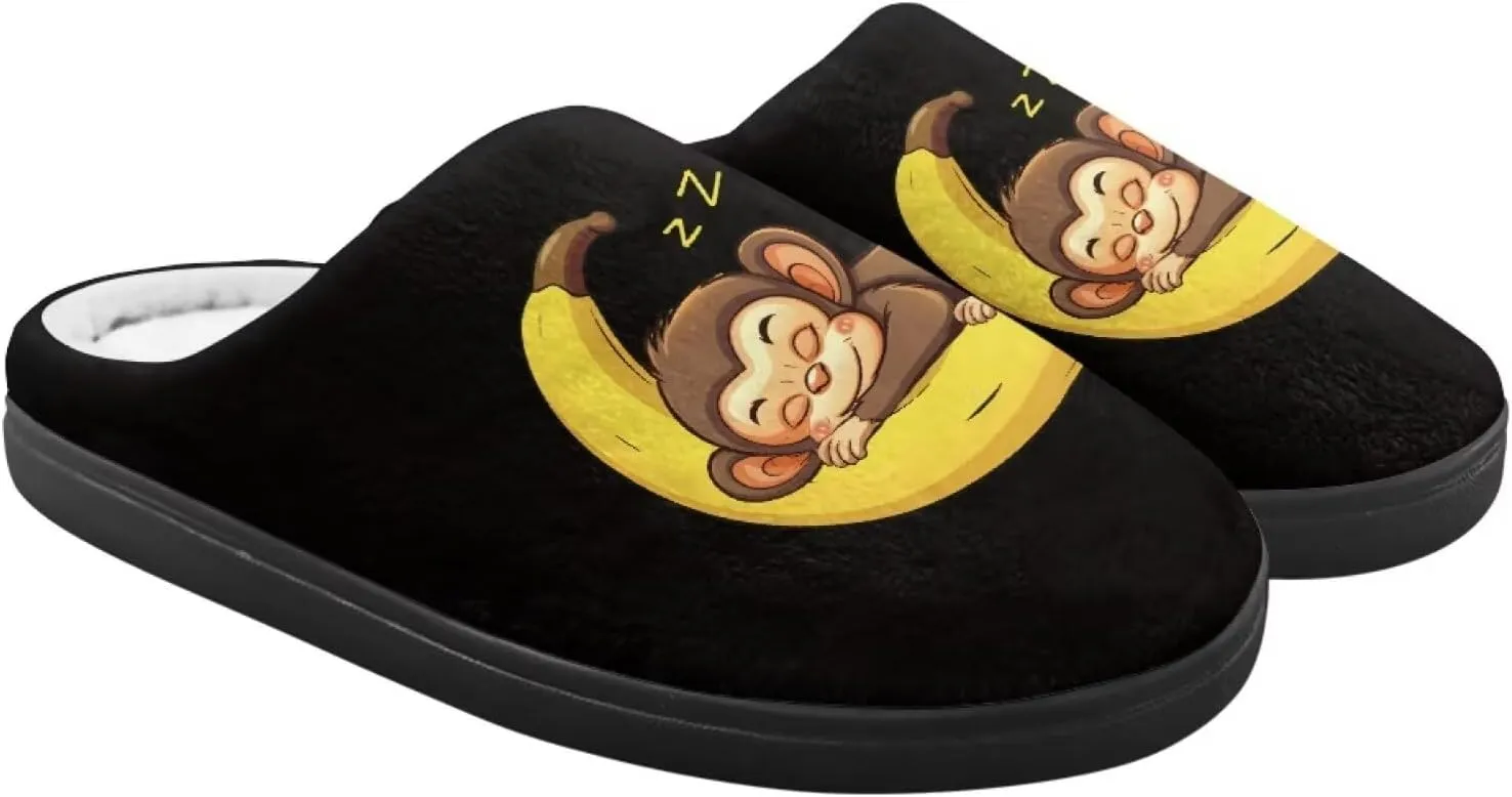 Child Plush Slip on House Slipper Plush Cozy Warm Slippers with Memory Foam
