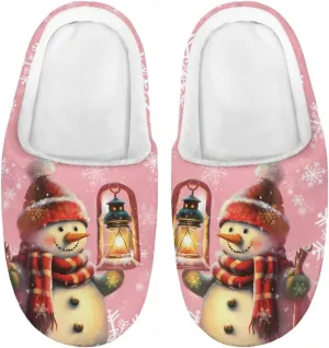 Child Plush Slip on House Slipper Plush Cozy Warm Slippers with Memory Foam