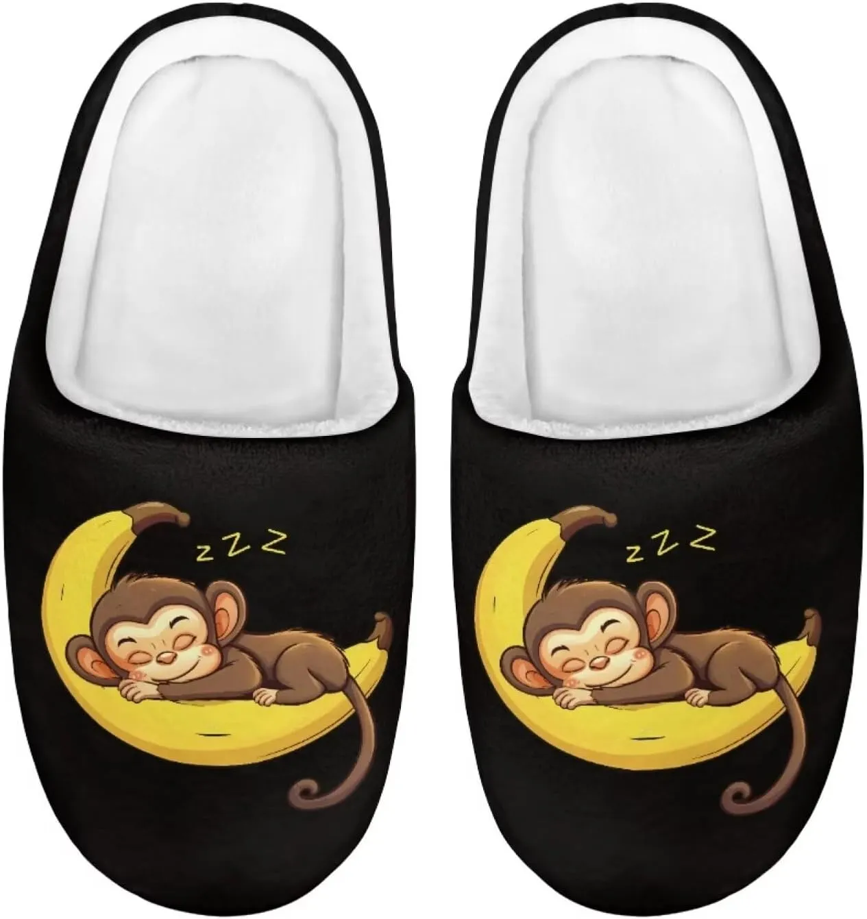 Child Plush Slip on House Slipper Plush Cozy Warm Slippers with Memory Foam