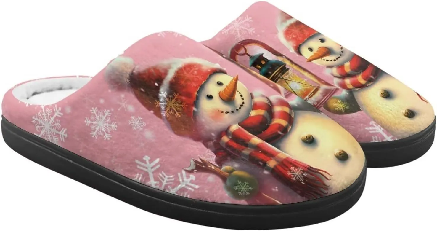 Child Plush Slip on House Slipper Plush Cozy Warm Slippers with Memory Foam