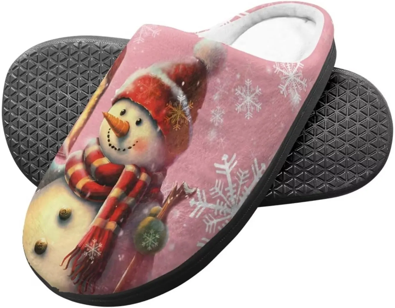 Child Plush Slip on House Slipper Plush Cozy Warm Slippers with Memory Foam