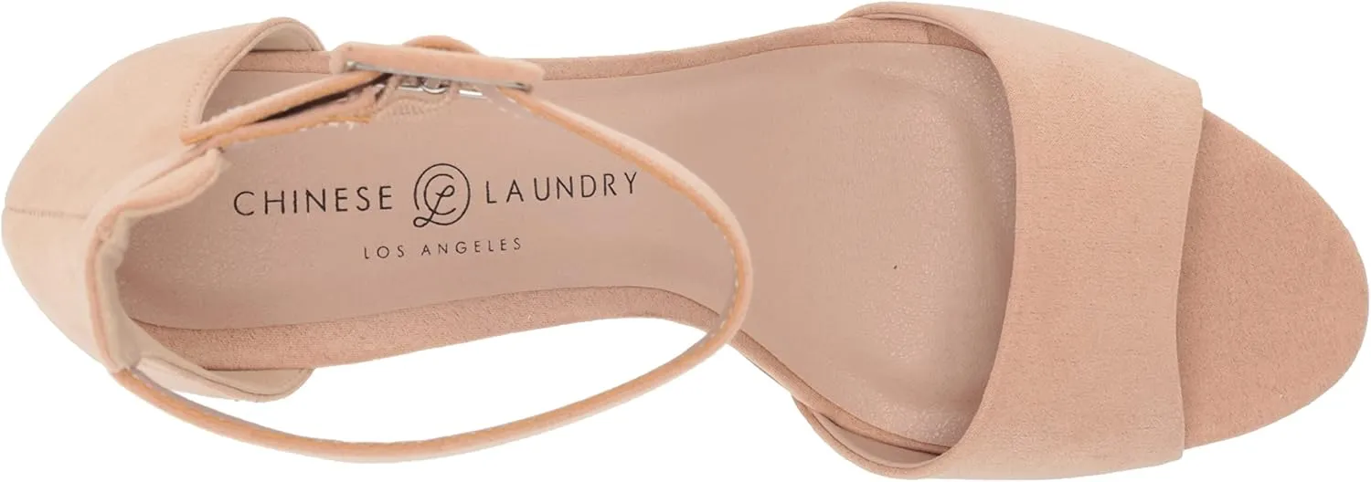 Chinese Laundry Women's Raisie Fine Suede Heeled Sandal