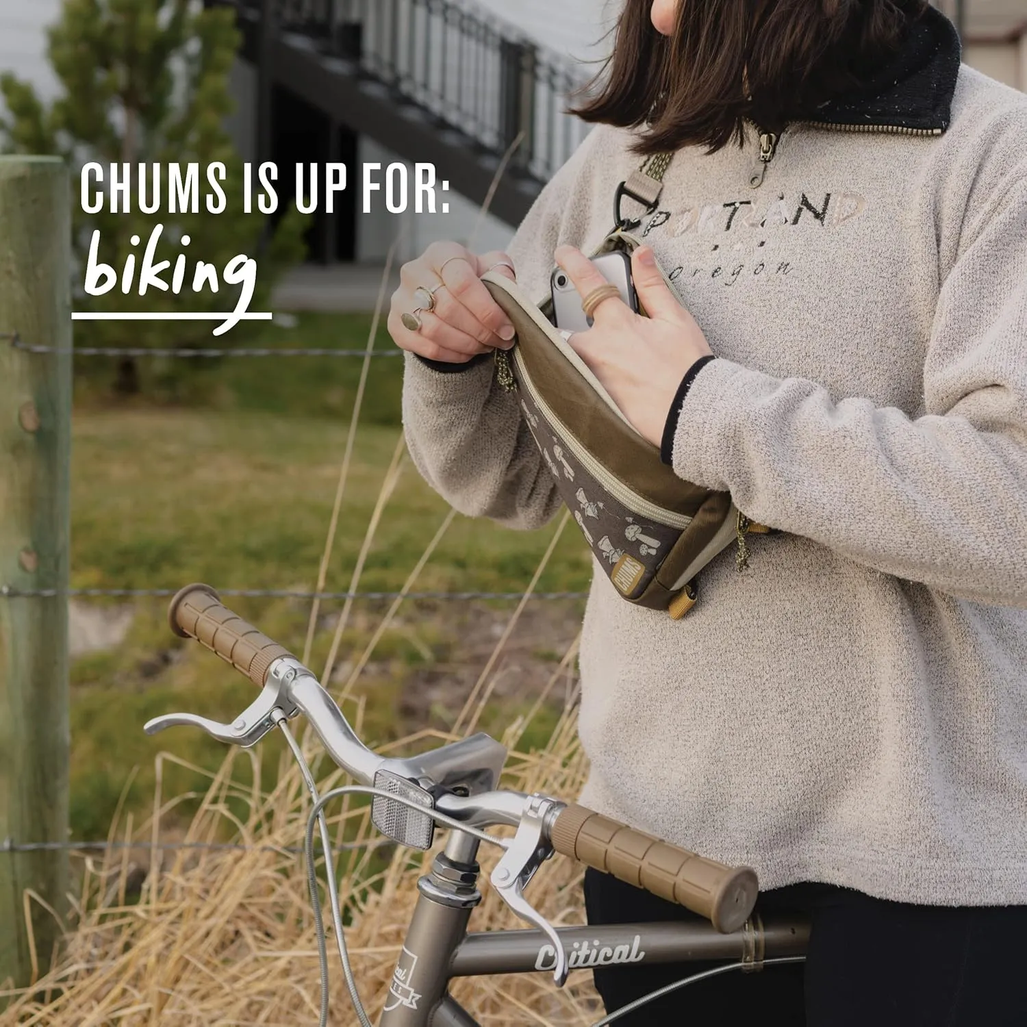 Chums Rover Crossbody Sling Bag for Women & Men – Convertible, Multi-Pocket Day Pack for Travel