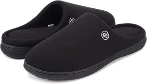 CIOR Unisex Men's and Women's Memory Foam Slippers Comfort Knitted Cotton-Blend Closed Toe Non-Slip House Shoes Removable & Double-sided Insoles Upgraded Version -U120WMT004-1205